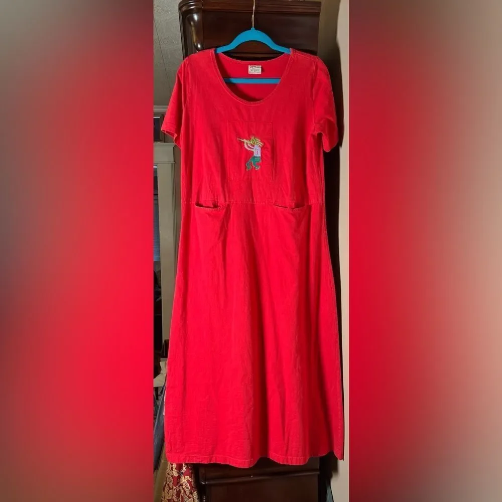 Magic maxi dress. 100% cotton size small